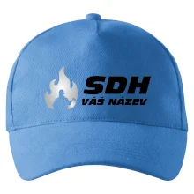 Kšiltovka SDH nápis, reflexní oheň