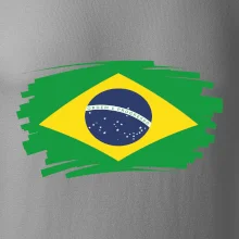 Brazílie vlajka štětkou