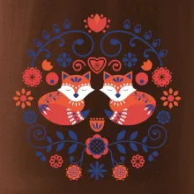 Folklor - dvě lišky