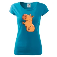 Kapybara s palcem nahoru