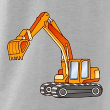 Bagr bez nápisu oranžový