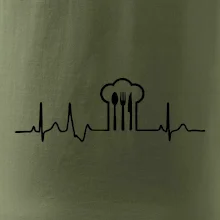 EKG kuchař čepice a příbory