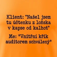 Klient a vnitřní auditorský křik