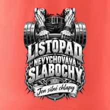 Listopad nevychovává slabochy silový trénink