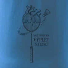 Badminton srdce s výpletem