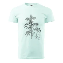 Konopí kytka černobílá