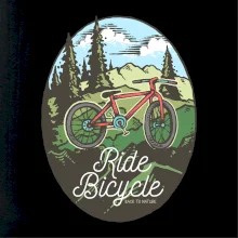 Ride Bicycle Nature