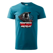 Paintballová maska respawn reload repeat