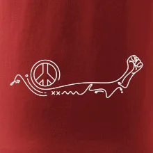 Pěst a symbol míru