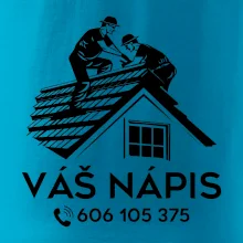 Tričko pro pokrývače - Dva dělníci