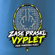 Badminton prasklý výplet