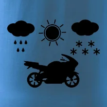 Motorkář za každého počasí - silnice