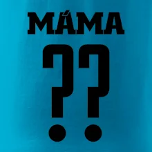 Máma - dres se jménem a číslem