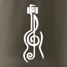 Houslový klíč kytara