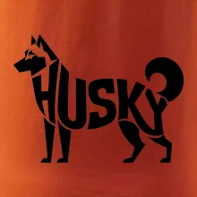 Husky nápis v těle