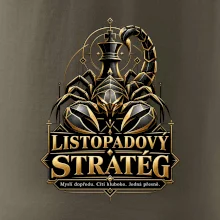 Listopadový stratég se štírem a šachovým králem