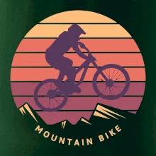 MTB barevné kolo západ slunce