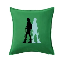 Nordic walking figury - žena