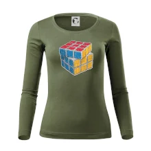 Rubikova kostka kreslená