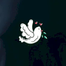 Holubice míru - make love