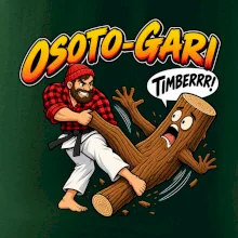 Osoto gari timber judo