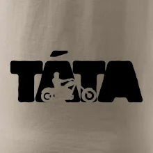 Táta nápis - motorka chopper