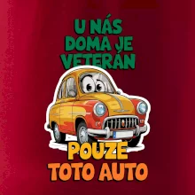 U nás doma je veterán pouze toto auto barevný nápis