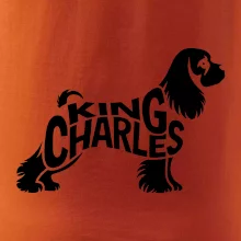 Kavalír king Charles španěl nápis v těle