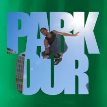 Parkour nápis nebe