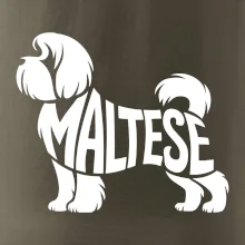 Maltézský psík nápis v těle
