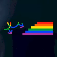 Gay symbol duha