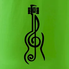 Houslový klíč kytara Houslový klíč kytara