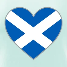 Skotské srdce na prso