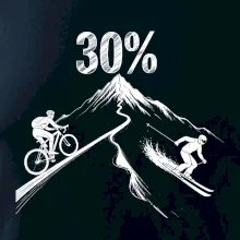 Narozeniny cyklista a lyžař 30