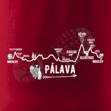 Profil kopců - Kolem Pálavy Profil kopců - Kolem Pálavy