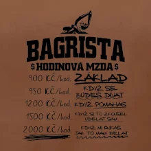 Hodinová mzda bagrista Hodinová mzda bagrista