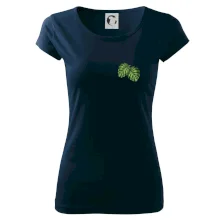 Monstera listy na prsu