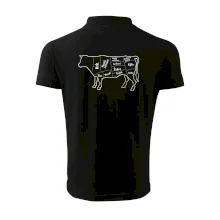 Kráva nákres s názvy