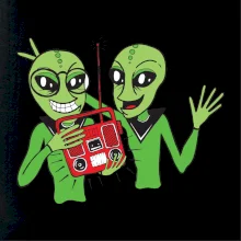 Ufo a rádio (Pecka design)