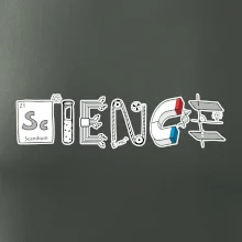 Science věda nápis