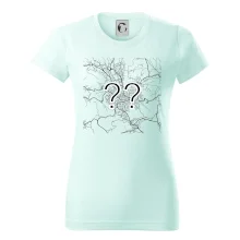 Mapy měst černobílé - Vaše město