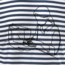 Švadlena a šicí stroj jedním tahem