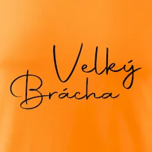 Velký brácha - nápis na zádech