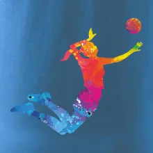 Volejbalista/Volejbalistka splash s míčem