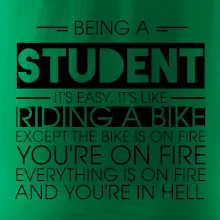 Being a student - bike