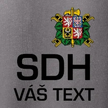 Sbor dobrovolných hasičů - znak bez nápisu + Nápis na zádech