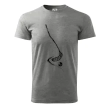 Minimalistická florbalka s míčkem