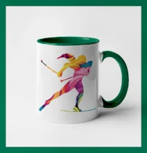 Barevná běžkařka