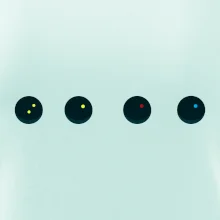 Evolution squash ball