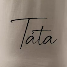 Nápis psací na prsou - táta